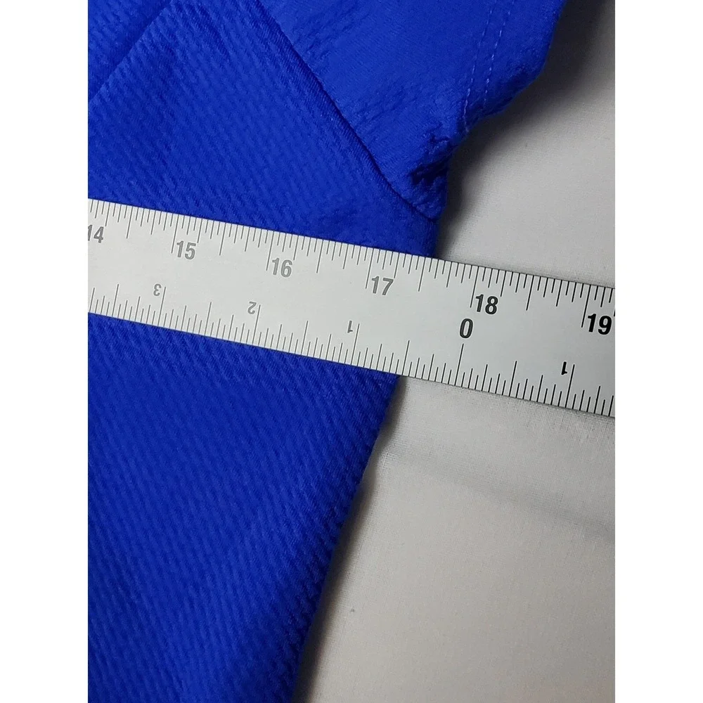 24seven Comfort Apparel Dress Womens Plus 1X Blue Keyhole A-Line‎ Fit Flare NWT